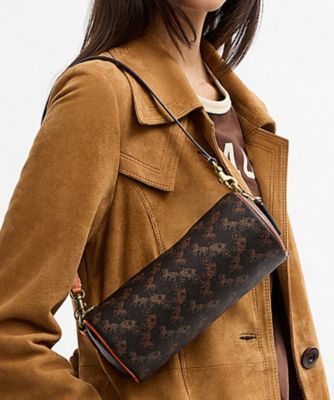 ＜COACH＞バレル　バッグ・ホース　アンド　キャリッジ　プリント